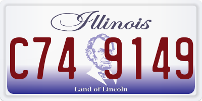 IL license plate C749149