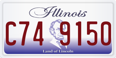 IL license plate C749150