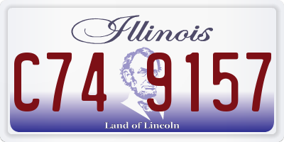 IL license plate C749157