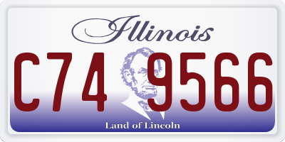 IL license plate C749566