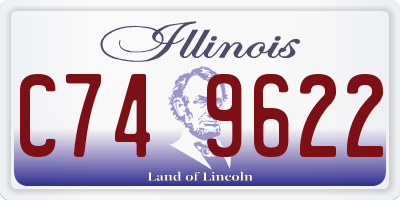 IL license plate C749622