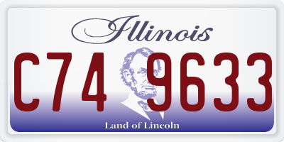 IL license plate C749633