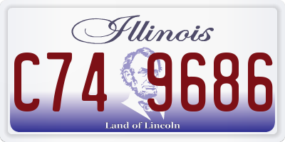 IL license plate C749686
