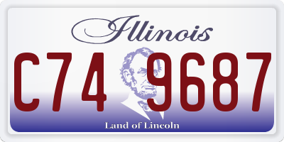 IL license plate C749687
