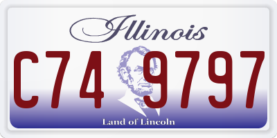 IL license plate C749797