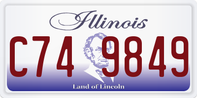 IL license plate C749849