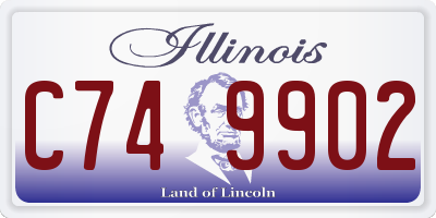 IL license plate C749902