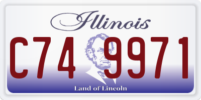 IL license plate C749971