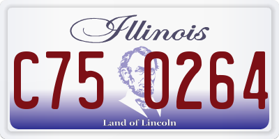 IL license plate C750264