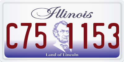 IL license plate C751153