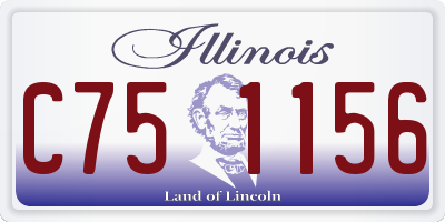 IL license plate C751156