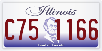IL license plate C751166