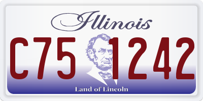 IL license plate C751242
