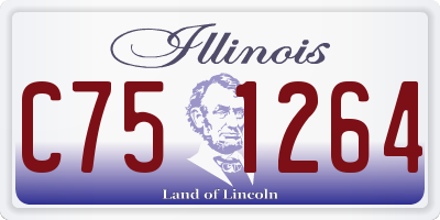 IL license plate C751264