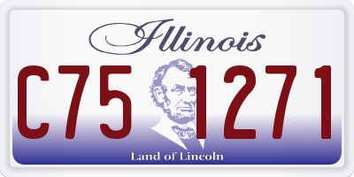 IL license plate C751271
