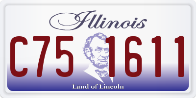 IL license plate C751611
