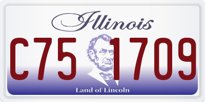 IL license plate C751709
