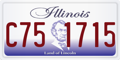 IL license plate C751715