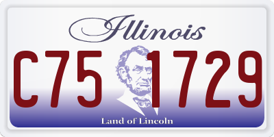 IL license plate C751729