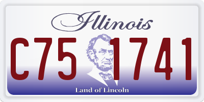 IL license plate C751741