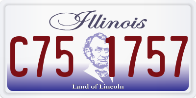 IL license plate C751757