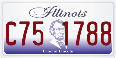 IL license plate C751788