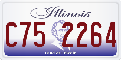 IL license plate C752264