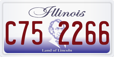 IL license plate C752266