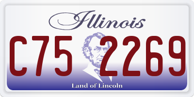 IL license plate C752269