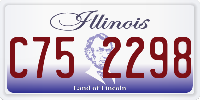 IL license plate C752298