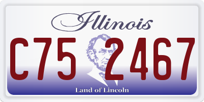IL license plate C752467