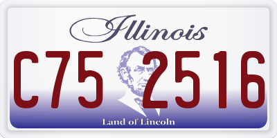 IL license plate C752516