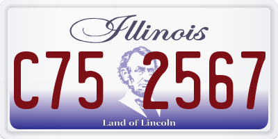 IL license plate C752567