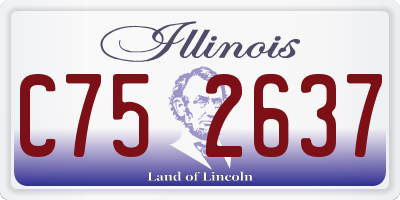 IL license plate C752637