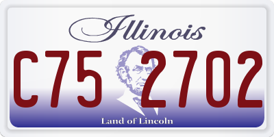 IL license plate C752702