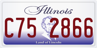 IL license plate C752866