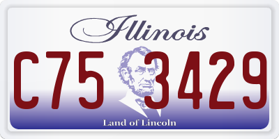 IL license plate C753429