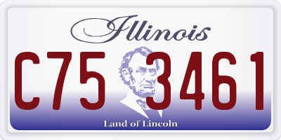 IL license plate C753461