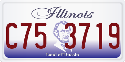IL license plate C753719