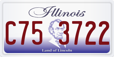 IL license plate C753722