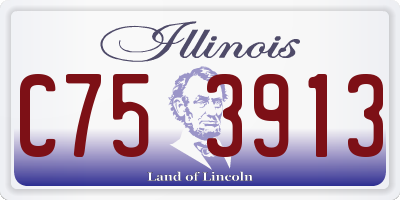 IL license plate C753913