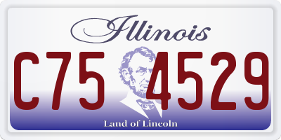 IL license plate C754529