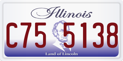 IL license plate C755138