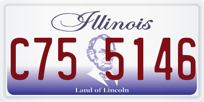IL license plate C755146