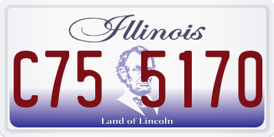 IL license plate C755170
