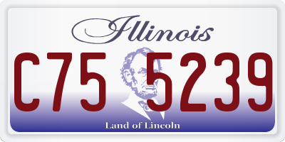 IL license plate C755239