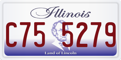 IL license plate C755279