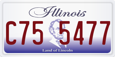 IL license plate C755477