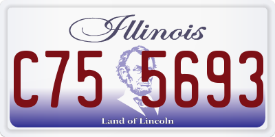IL license plate C755693
