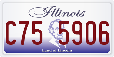 IL license plate C755906